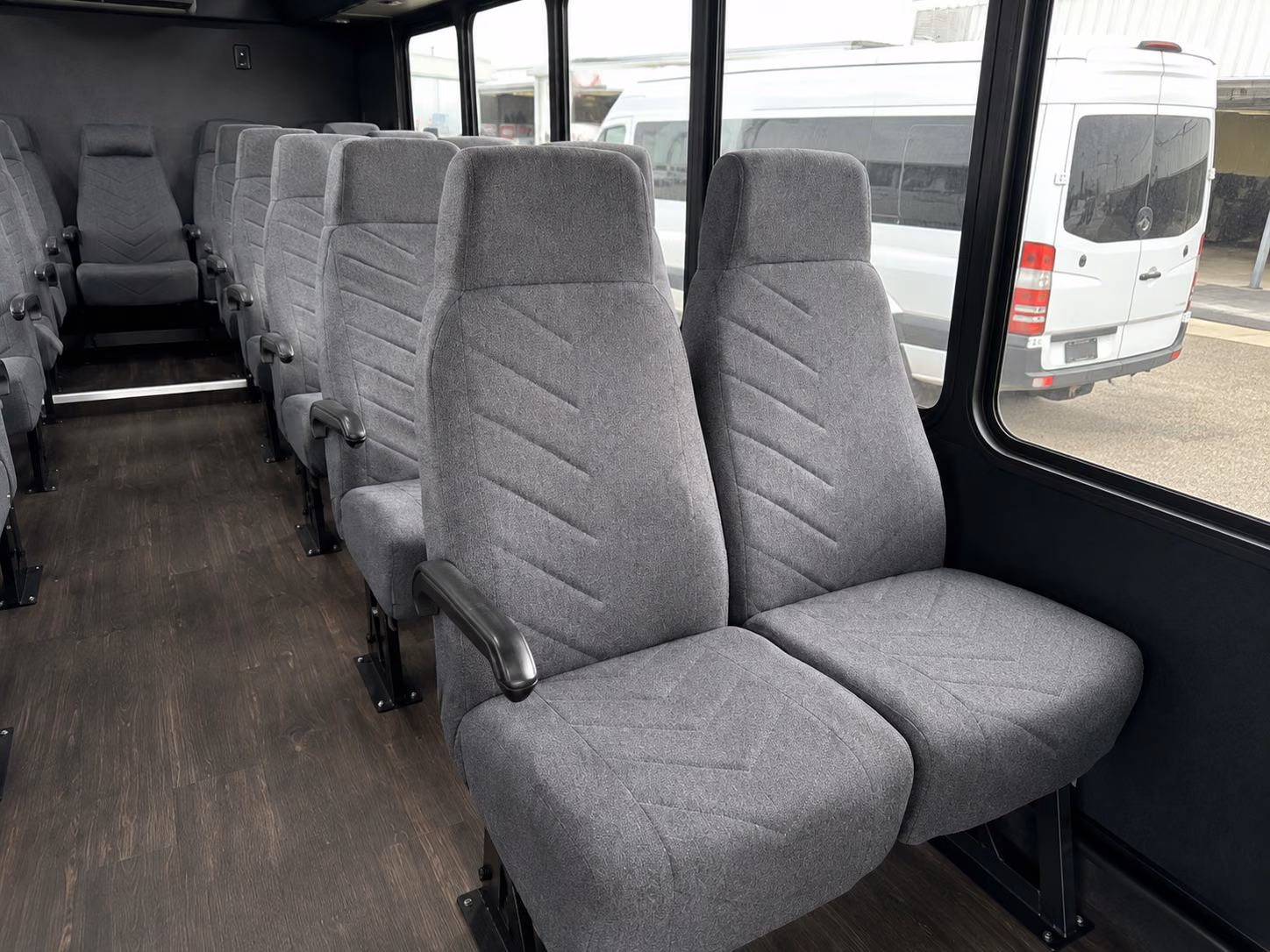 omaha 20 passenger minibus interior