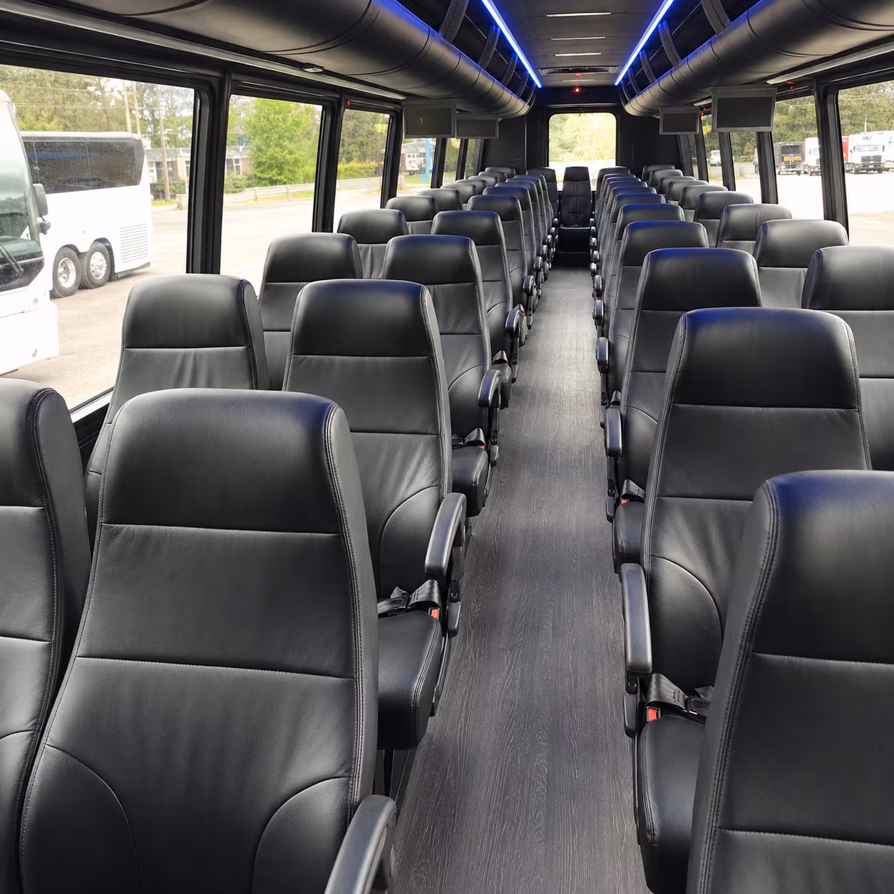 omaha 25 passenger minibus interior