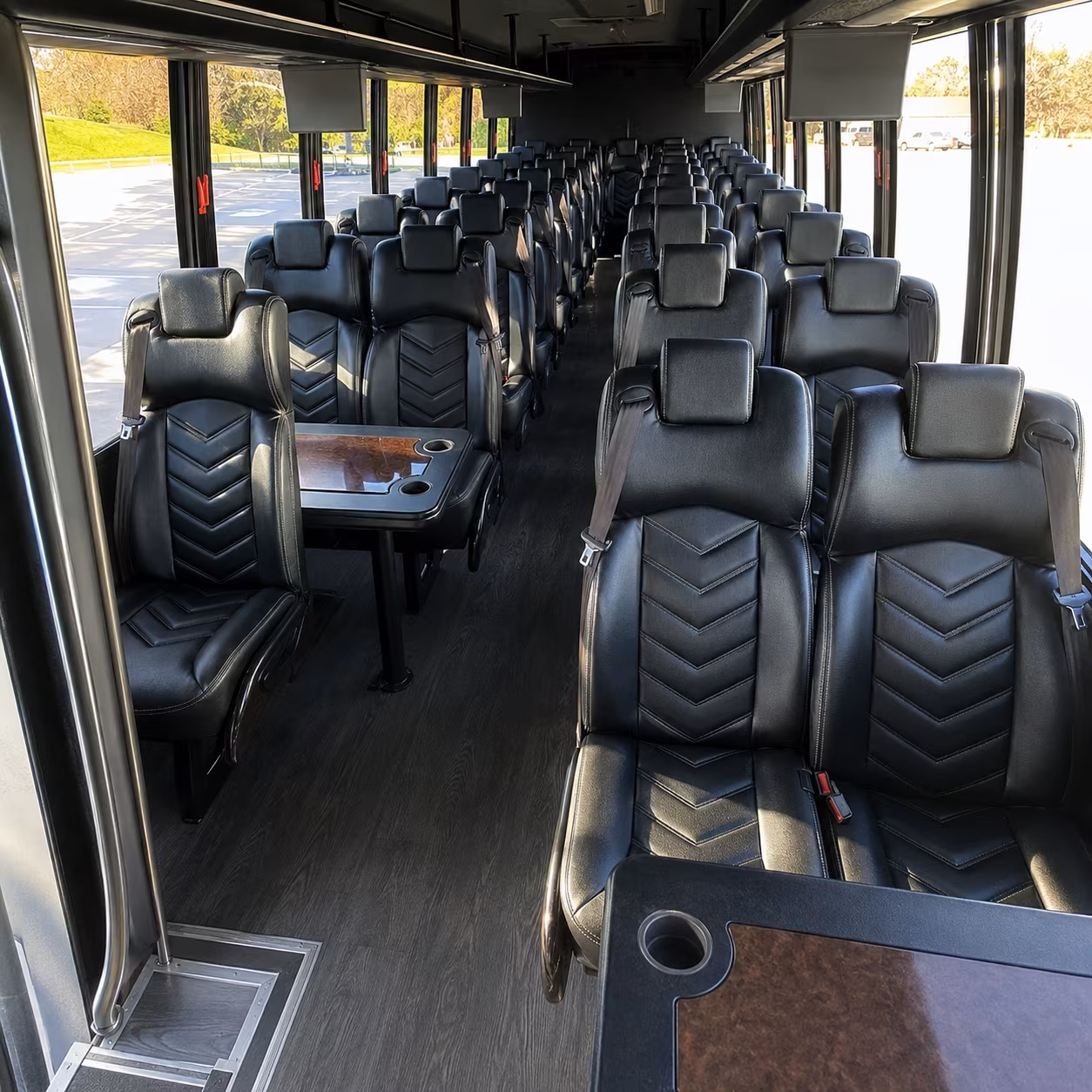 omaha 30 passenger minibus inside