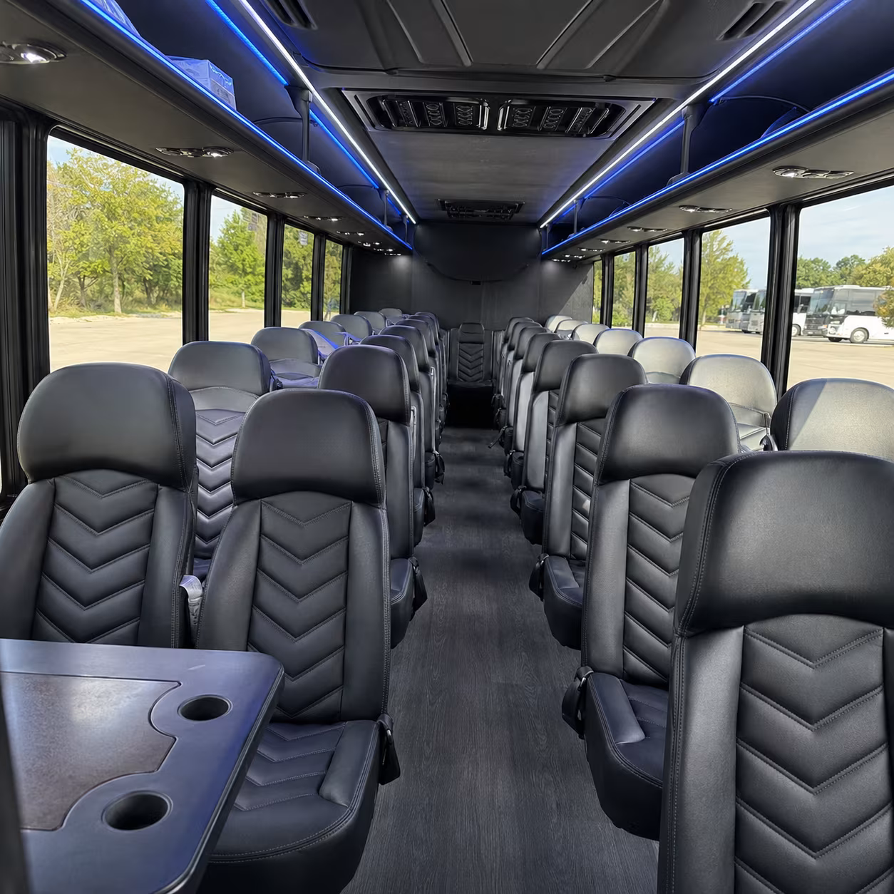 omaha 30 passenger minibus interior