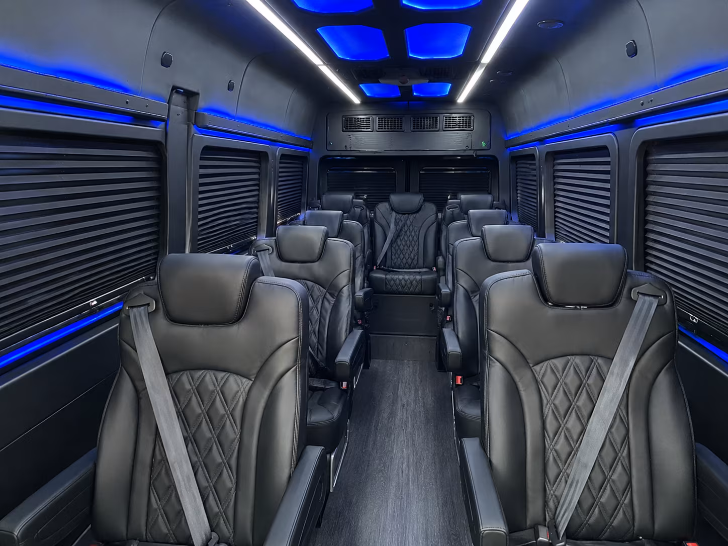 omaha sprinter van with driver inside